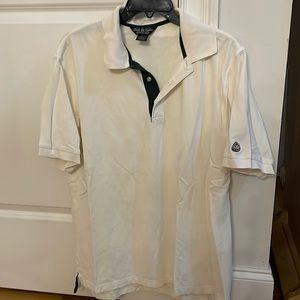 New Men’s Brooks Brothers White Polo Shirt, size L